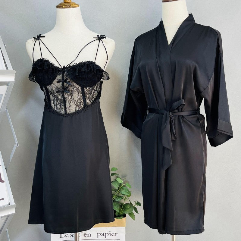 Chemise de nuit 2 pièces