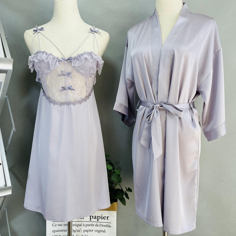 Chemise de nuit 2 pièces