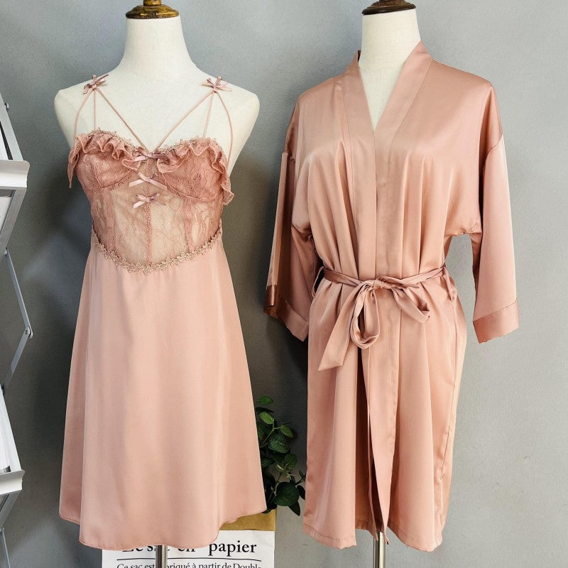 Chemise de nuit 2 pièces