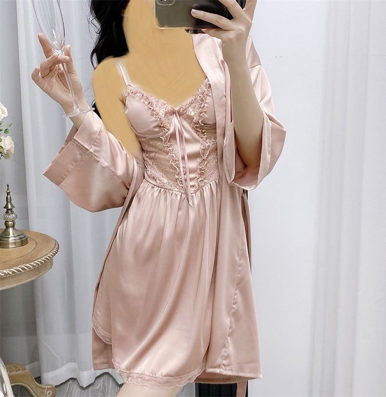 Q.Chemise de nuit 2 pièces