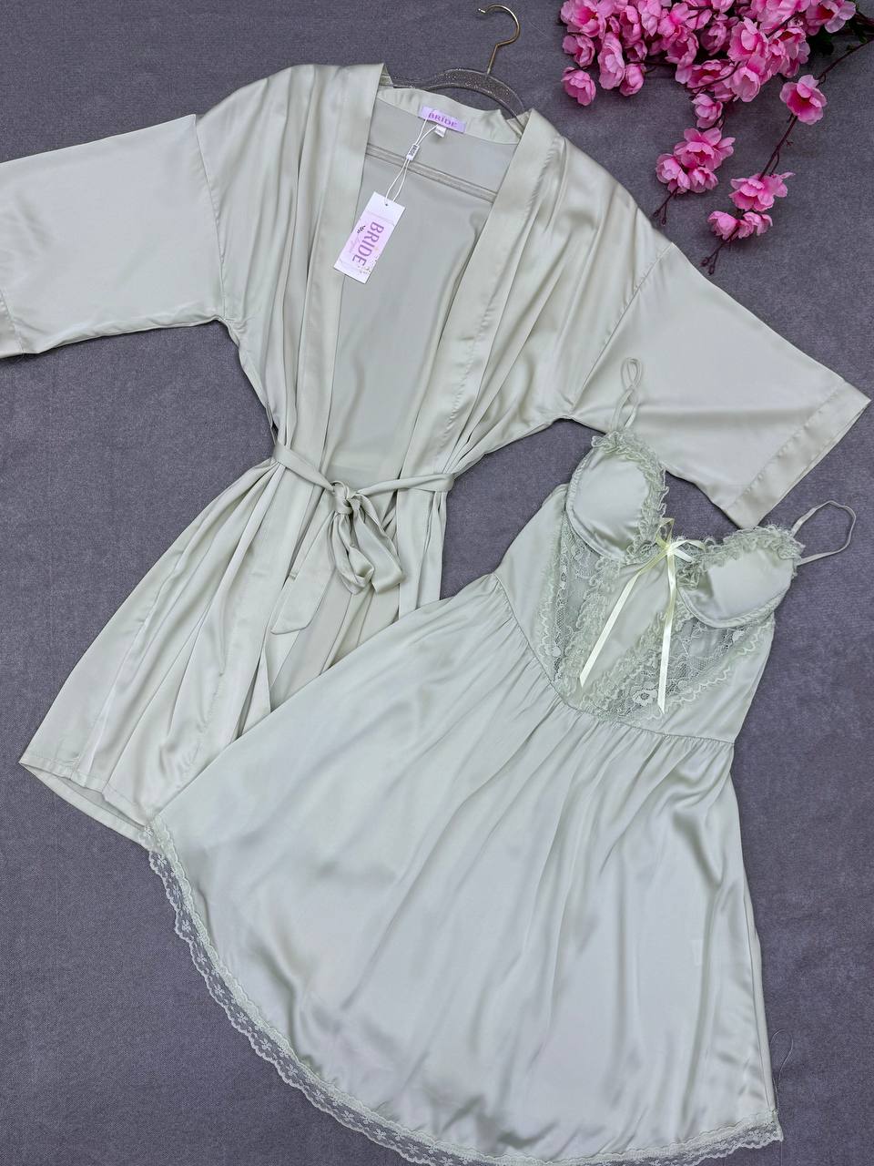 Q.Chemise de nuit 2 pièces