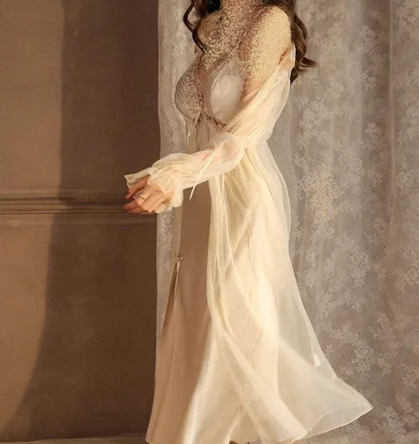 Chemise de nuit 2 pièces