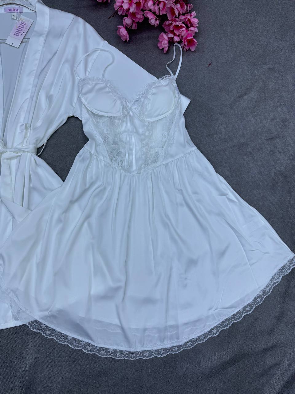 Q.Chemise de nuit 2 pièces