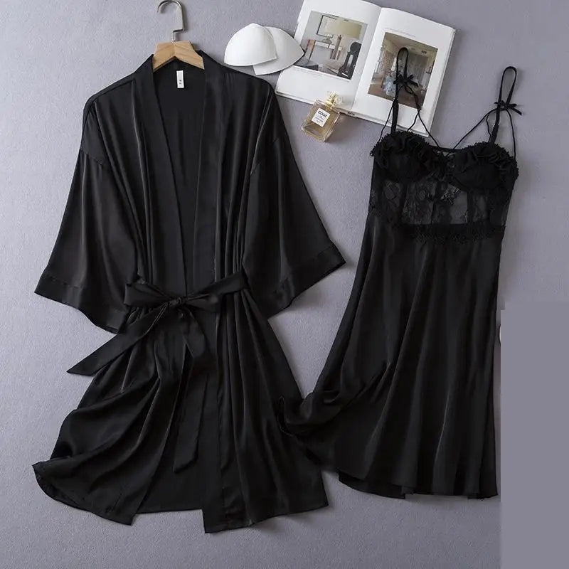 Chemise de nuit 2 pièces