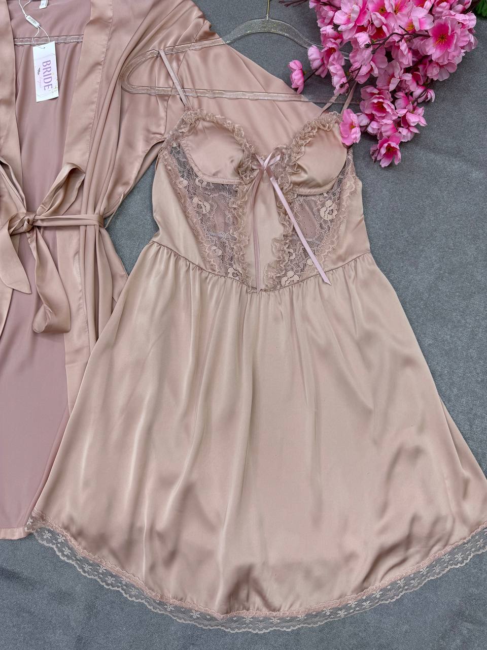 Q.Chemise de nuit 2 pièces