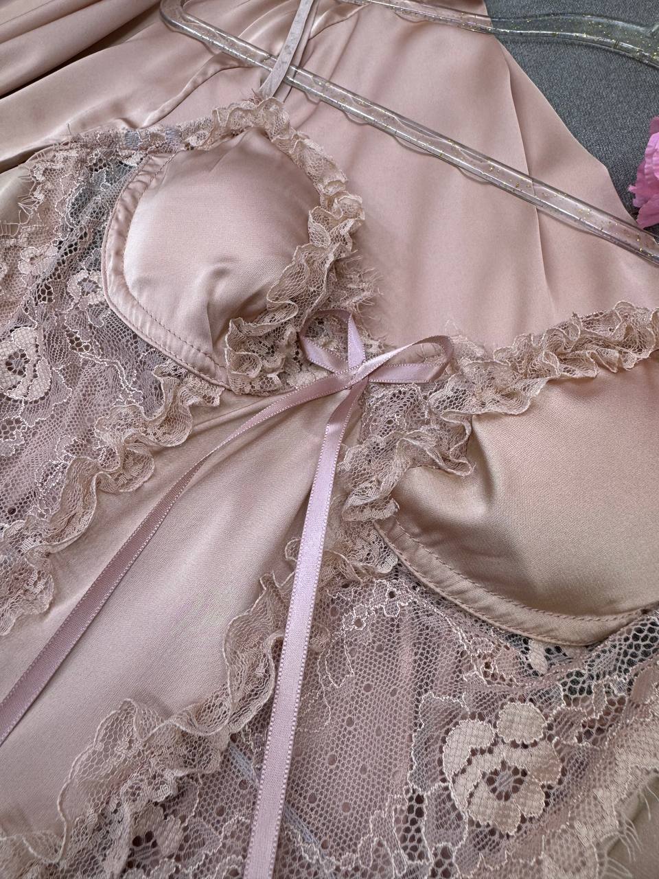 Q.Chemise de nuit 2 pièces