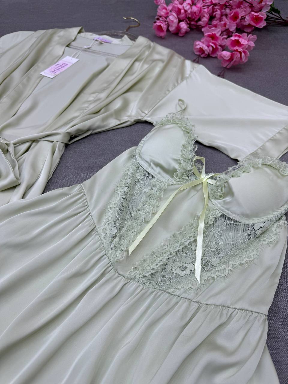 Q.Chemise de nuit 2 pièces