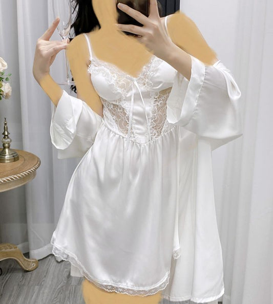 Q.Chemise de nuit 2 pièces