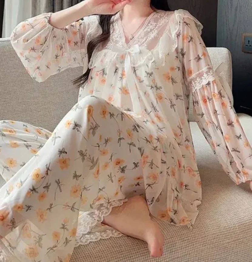 pyjama a fleurs