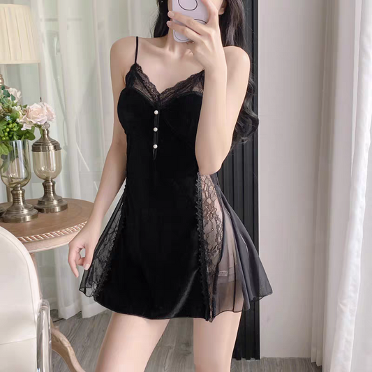 Nuisette en velours H194